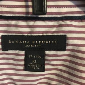 Men’s Banana Republic slim fit dress shirt. Sz XL